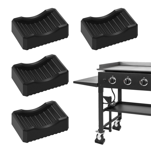 4-pack grill-levellers, leveling kit, bakplaat-shims kit voor de meeste grills, moeiteloos 1