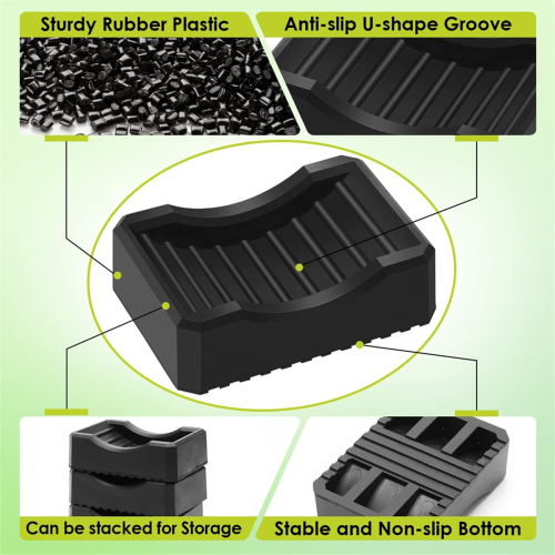 4-pack grill-levellers, leveling kit, bakplaat-shims kit voor de meeste grills, moeiteloos 2