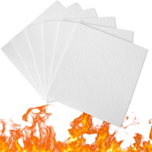 15 vellen keramische vezelpapier isolatiepakking brandwerende magnetron oven voor oven open haard doe-het-zelf materialen