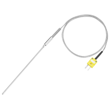 Thermokoppel type K met stekker, metertemperatuursensor -50 tot 1100 C, 3,3 ft draad 3,2 x 150 mm