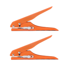 2 stuks enkelvoudige perforatietangen 8 mm, zware perforatiekanten voor doe-het-zelf papieren kaarten foto's karton