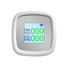 Tuya WIFI Brandbaar Gas Detector Alarm Digitale Detectiesensor Geluid Slimme Luchtkwaliteitsdetector,B
