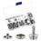 Set van 24 Boot Canvas Snaps Kit Tool, 74 stuks RVS Schroefdeksel, Metalen 3/8 Inch Socket Snap 7