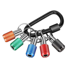 1/4 inch Hex Bit Houder Boor Sleutelhanger Snelontgrendeling Schroevendraaier Schacht Gereedschap voor Karabijnhaak