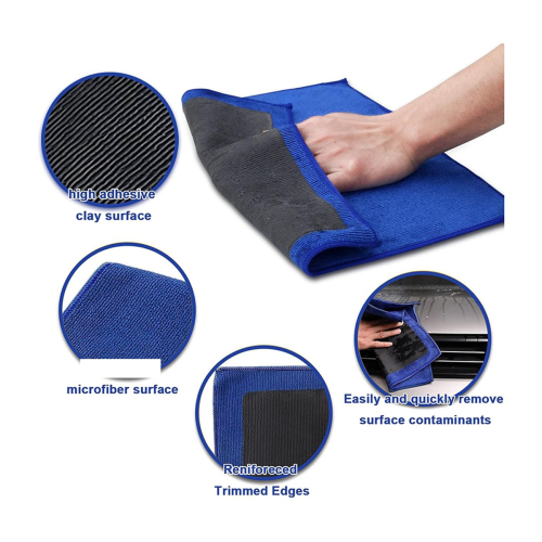 Kleidoek, 2-pack autodetailingdoek, fijne microvezel auto-doe-het-zelf detaildoeken 1