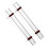 2-delige polymeerklei roller, acryl ronde buis, deegroller met dikke ring, doe-het-zelfset 7