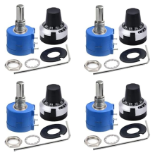 4 stuks 3590S-2-103L 10K Ohm roterende potentiometer 10-windingen draadgewonden precisie multi-winding draadgewonden