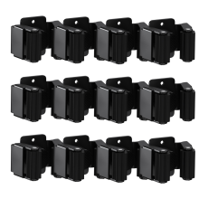 12 stuks bezem- en dweilhouder, robuuste tuingereedschaphouder, hark-schephandvat, roestvrijstalen hanger