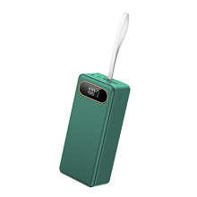 18650 Batterij Powerbank Case QC3.0 15W PD Snelladen 21x18650 Opbergdoos Draadloze Shell Groen