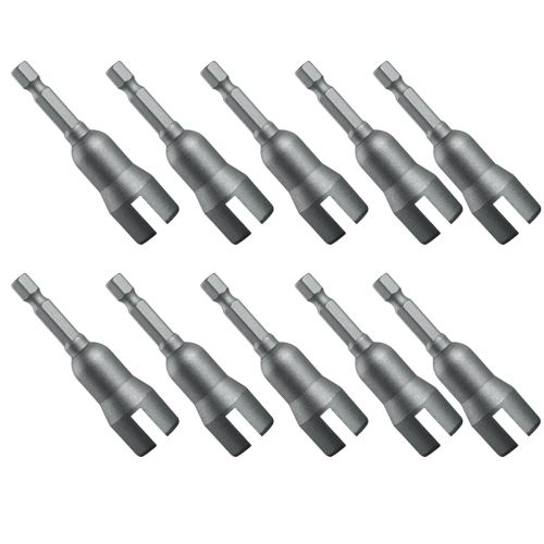 Open dopsleutel met sleuf 4 mm vlindermoer 65 mm krachtige vleugelmoer 2