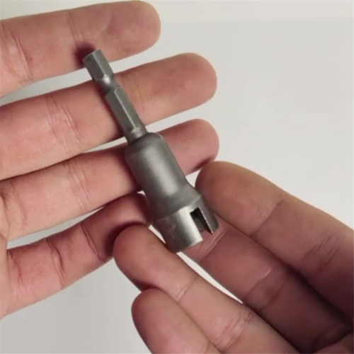 Open dopsleutel met sleuf 4 mm vlindermoer 65 mm krachtige vleugelmoer 1