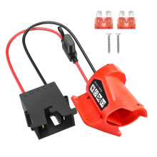 Batterijadapter voor 12V DIY Ride on Truck, Robotica, RC-speelgoed Zwarte stekker