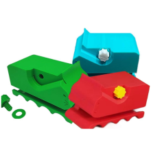 Kartonnen snijder voor kattenkrabpalen, 3D-geprinte draagbare recycletool, doe-het-zelf krabpaalstrip