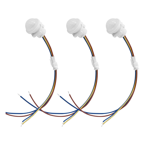 3-pack bewegingssensor lichtschakelaar, PIR slimme detectieschakelaar, plafond- of muurschakelaar