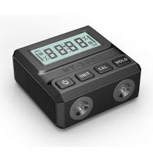 Digitale gradenboog, inclinometer, waterpas, hoekmeter, meetmagneet, 90 graden liniaal
