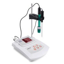 2 in 1 PH/Temp PH-tester Kwaliteitsanalysator Desktop Automatische kalibratie Zuurtemeter Laboratorium Aquarium Zwembad EU-stekker