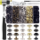 RVS drukknopen, zware drukknoopsluiting, canvasset 5/8 inch, drukknoop 1