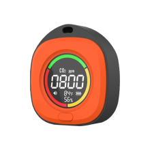 K5C Mini Koolstofdioxidedetector CO-tester Luchtkwaliteit Draagbare monitor LED-scherm USB Type-C Opladen Binnen B
