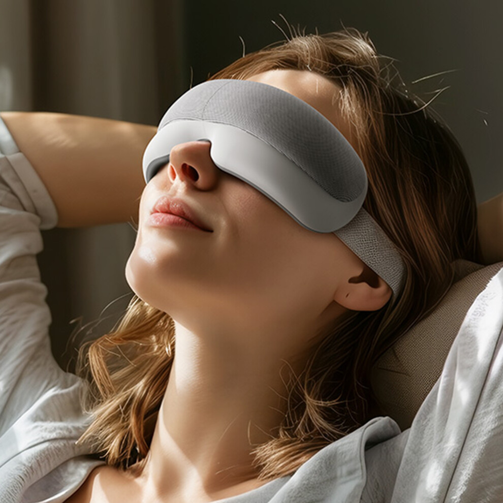 Gray E11 Eye Massager 1200Mah, 10 Min, 5 Modes, Rechargeable