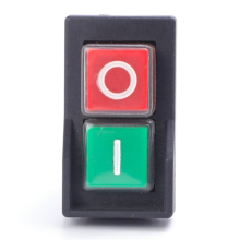 KJD17 6-pins elektromagnetische startdrukknopschakelaars 16A AC250V IP55 waterdichte apparatuurveilige schakelaar