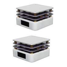 2 stuks 65W Mini Constante Temperatuur Verwarmingstafel Voorverwarmer Led Lamp Display Reflow Solderen Lassen