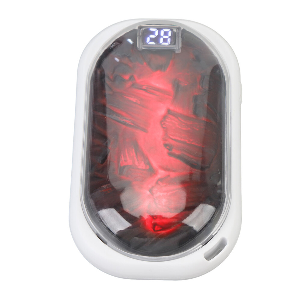 2-In-1 Hand Warmer Power Bank 3600Mah With Flame 3 Temp Settings Light 8481331093718