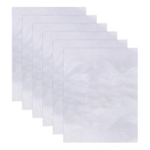6 vellen glitter strass strijkbare kristal decals 2 mm & 3,5 mm platte ronde transfers patches