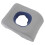 Ergonomic Gray Blue Face Down Pillow with Hollow Headrest Support 14