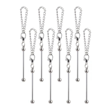 8 stuks kralen bekerbedels metalen kettingdecoratie voor waterflesaccessoires DIY knutselen