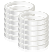 12 rollen 10 mm x 33 m (108 ft) transparante warmteoverdrachtstape, transparant voor sublimatie en warmteoverdrachtsvinyl