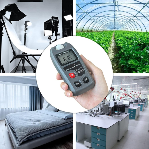 Digitale meter met hoge precisie, lichtmeter helderheidstester lumen automatisch uit 2