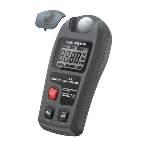 Digitale meter met hoge precisie, lichtmeter helderheidstester lumen automatisch uit