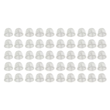 50 stuks 22 mm transparante carburateur-primeroliebel voor kettingzaag, bosmaaier, trimmer, bosmaaier, vervanging