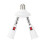360 graden verstelbaar - 2-in-1 E27 splitterfittingadapter. Standaard LED-lampadapter. 7