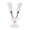 360 graden verstelbaar - 2-in-1 E27 splitterfittingadapter. Standaard LED-lampadapter. 4