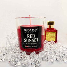 Heaven Scent by Wax Lyrical Red Sunset candle like Baccarat Rouge 540