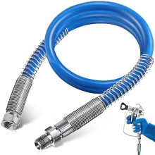 4ft Airless Verfspuit Verlengslang Compatibel, 3/16 ID Hogedrukspuitslang, 3000 PSI Flexibele Verlengslang
