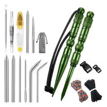 12 stuks Paracord-Knotter Gereedschap Set Roestvrij Staal Marlinspike Stiksels Veternaalden Gladmakend