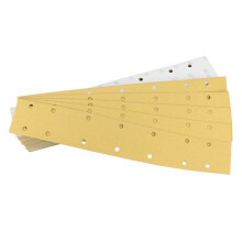 50 stuks rechthoekig droog schuurpapier 14 gaten 70x420mm auto schuren polijsten luchtschuurmachine zelfklevend vlokken