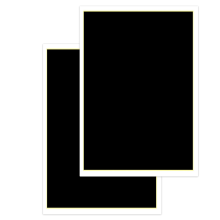2 stuks lasergraveerpapier 15,3 x 10,6 inch voor keramiek, glas en metaal, zwart