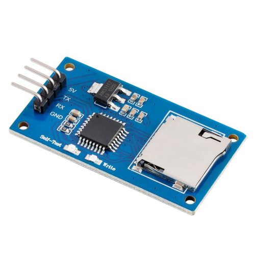Mini seriële datalogger met SD-kaarthouder, -formaat opname- en opslagmodule 2