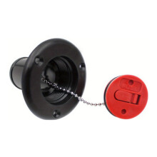 Accessoires Radiatordop Injectorpoort Inlaat Vervanging RV 38mm Vulring Zwart