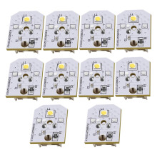 WR55X11132 WR55X25754 Koelkastverlichting, koelkast LED-verlichtingsset vervangend WR55x30602 WR55x26486 10 stuks