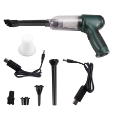 Mini Handheld Stofzuiger Draadloze Autoreiniger Draagbare Oplaadbare Stofzuiger Groen