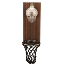 Muurbevestiging voor flesopener voor basketbalveld