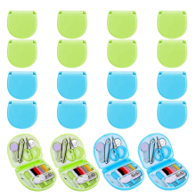 20-pack mini-reisnaaiset, draagbare gereedschapssets, noodreparatieset voor beginners met draden