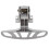 Retractable Rear Seat Foot Step Stainless Steel 3