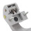 Retractable Rear Seat Foot Step Stainless Steel 14