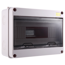 HT-12-weg IP65 Mcb-onderbrekerdoos Distributiebescherming ABS-voedingselektronica DIN-railbehuizing voor circuit