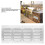 Stainless Steel Venting Panel for Fire Pit & Outdoor Kitchen, 38x16.5cm 4